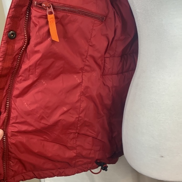 Lands’ End Cranberry Winter Puffer Coat - Picture 14 of 16